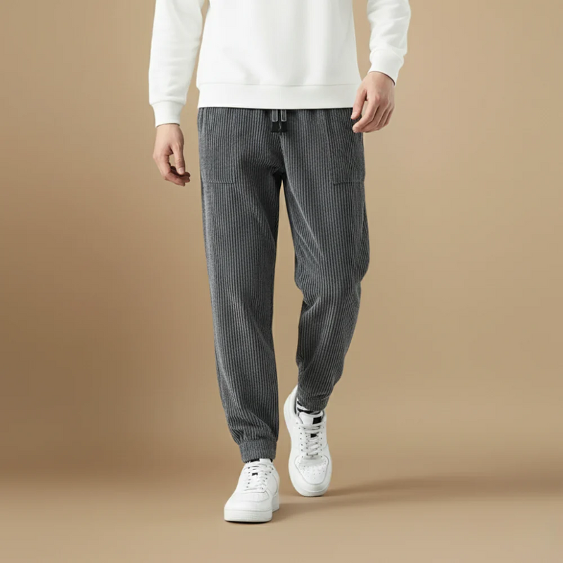 Men's corduroy relaxed fit streetwear joggers Fashion Grand