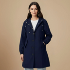 Women's Drawstring Hood Loose Fit Casual Jacket Fashion Grand