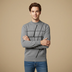 Men's long sleeve sweater graphic pattern Fashion Grand