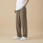 Men's Daily Straight Leg Trousers Fashion Grand