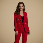 Women's Double Breasted &nbsp;Formal Two Piece Suit Fashion Grand