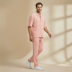 Men's short sleeve shirt matching set Fashion Grand