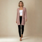 Women's Long Open Front Knit Cardigan Fashion Grand