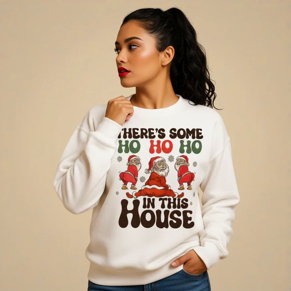 Christmas Print Sweatshirt for Women Fashion Grand