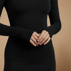 Women's bodycon dress long sleeve square neck Fashion Grand