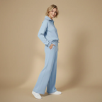Women's casual quarter zip-up tracksuit set