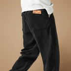 Men's corduroy relaxed fit streetwear joggers Fashion Grand
