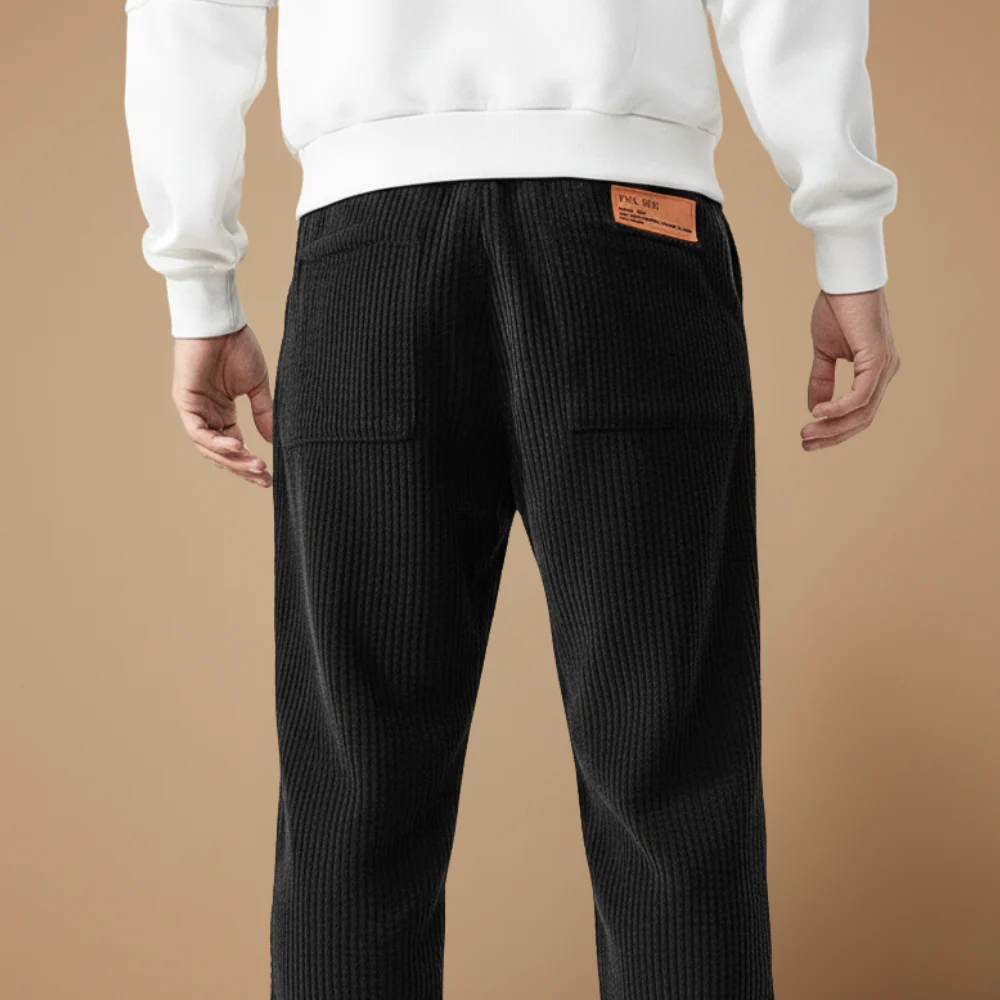 Men's corduroy relaxed fit streetwear joggers Fashion Grand