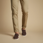 Men's casual classic loafers white contrast sole Fashion Grand