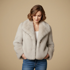 Loose Fit Wide Lapel Winter Coat for Women Fashion Grand